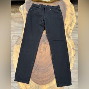 BR Women’s premium denim mid rise skinny jeans black size 25 petite